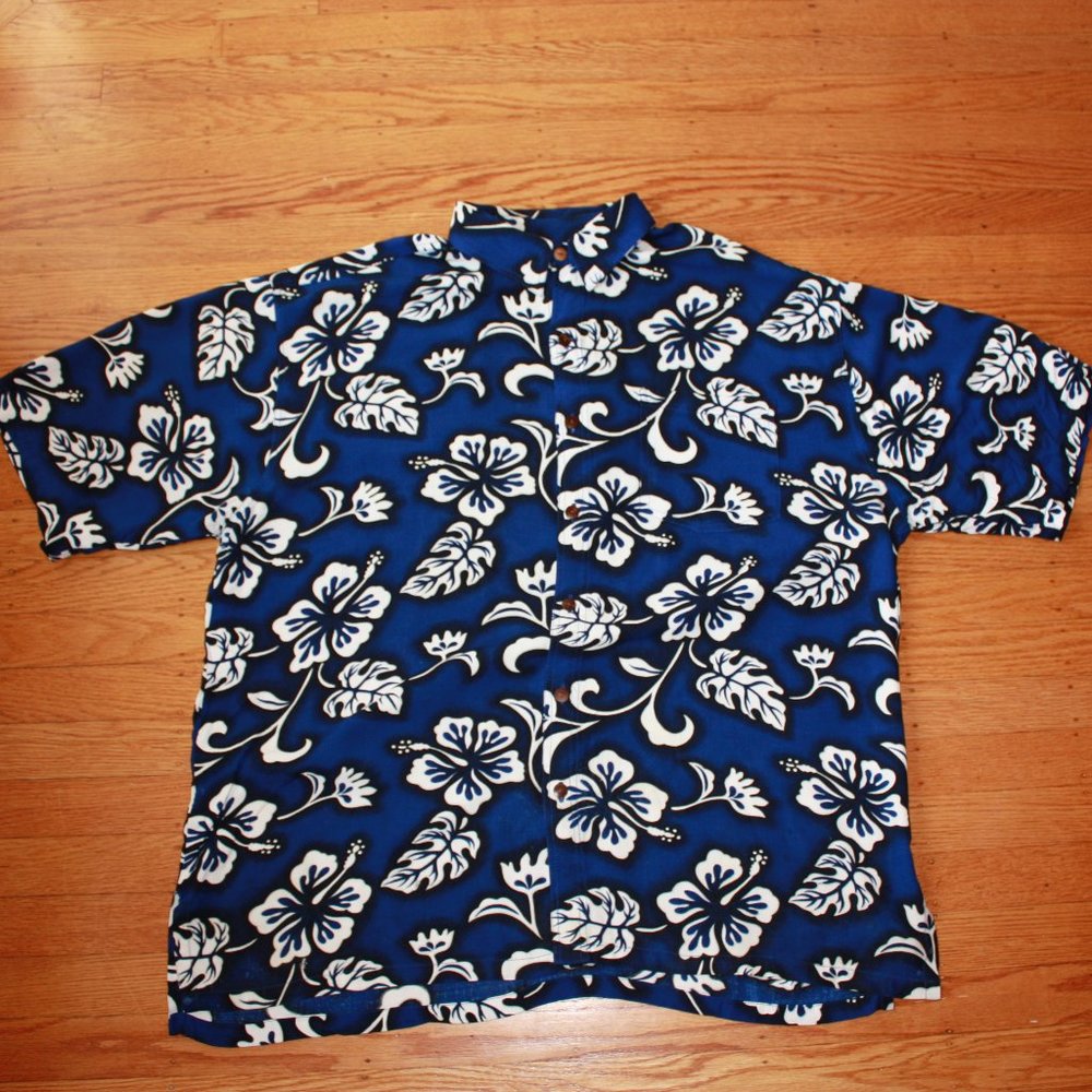 Hibiscus Collection Vintage Hawaiian Floral Shirt